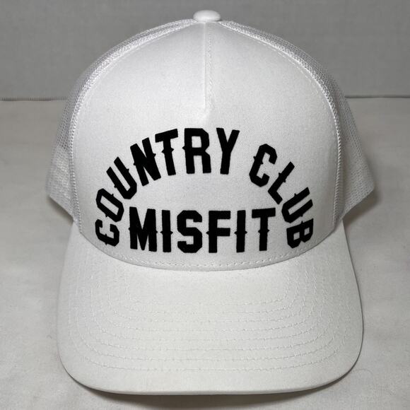 G/Fore Hat Cap Adjustable SnapBack White Country Club Misfit Golf Trucker Logo - Picture 1 of 11